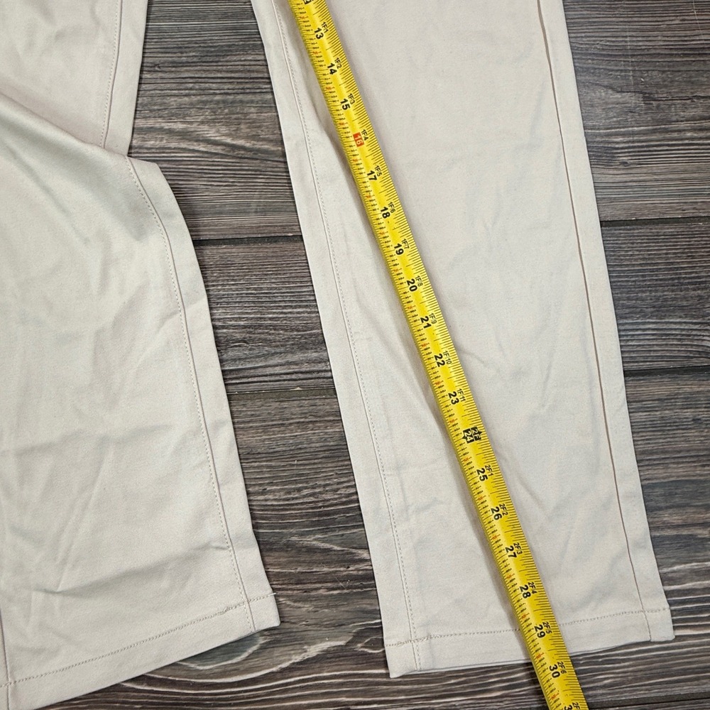 Collars & Co Mens Size 32x30 CEO Tech Pull-On Pants‎ Stone Beige Performance NEW - Picture 3 of 8